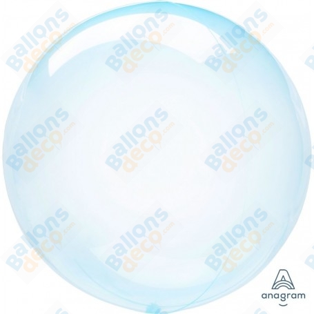 Ballon Bulle Bleu Transparent
