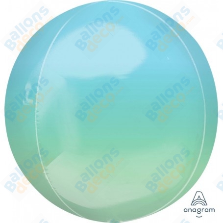 Ballon Sphérique Bleu et Vert ORBZ