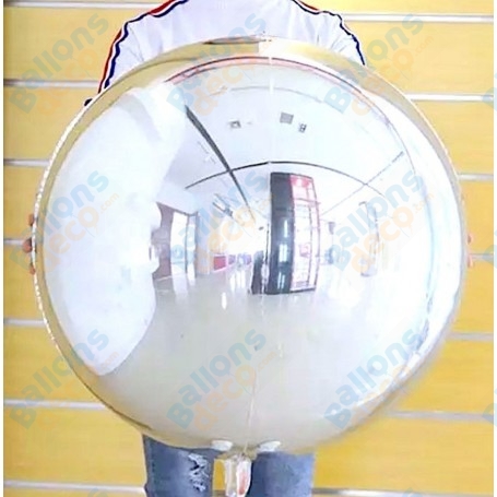 Ballon Sphérique Argent 80 cm