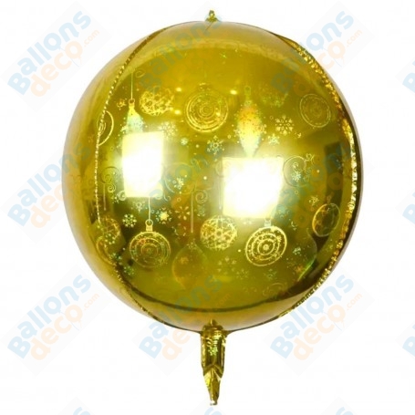 Ballon Or Holographique ORBZ Sphérique