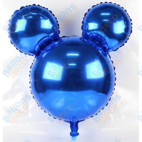 Ballon Mickey Bleu Disney, Décorations ballons pour anniversaire.