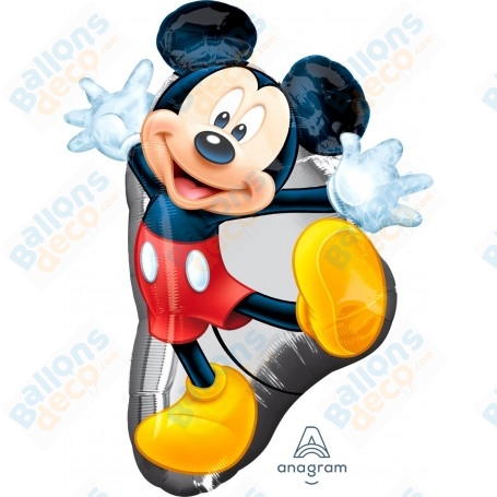 Ballon Mickey Body Anagram Disney, Décorations ballons pour anniversaire, Disneyland Paris.