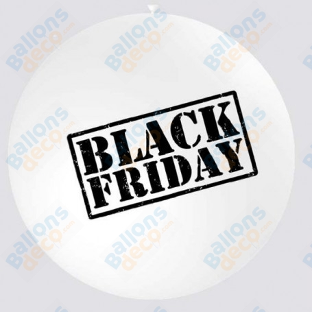 Ballon Black Friday 96 cm Blanc