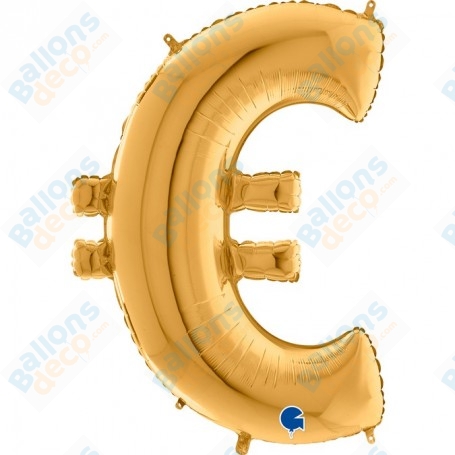 Ballon Euro Couleur Or