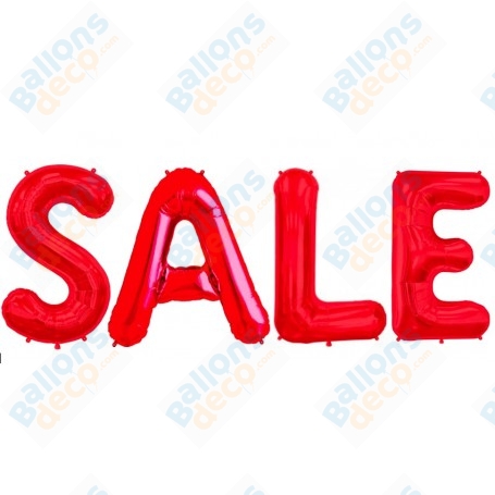 Ballons SALE Rouge Vif Géant