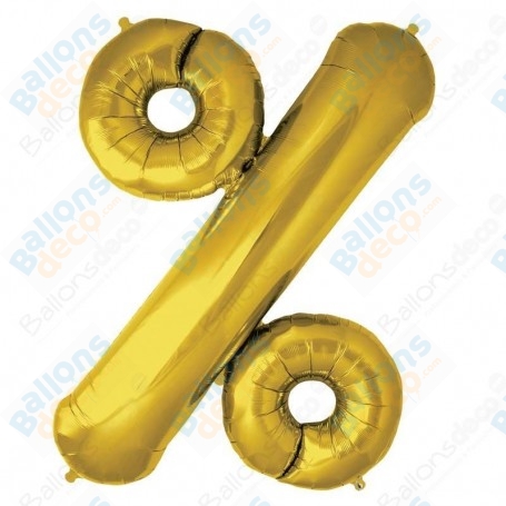 Ballon Pourcentage Or