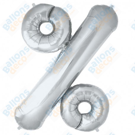 Ballon Pourcentage Argent