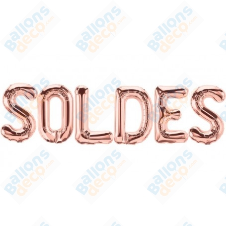 Ballon Soldes Rose Gold