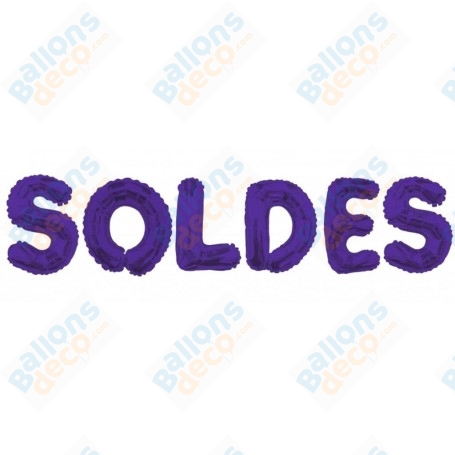 Ballon Soldes Violet