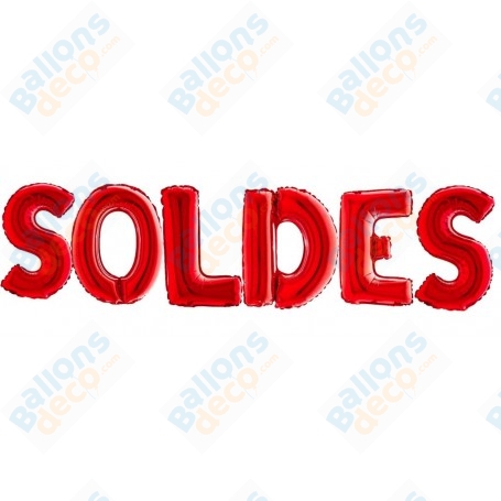 Ballon Soldes Rouge