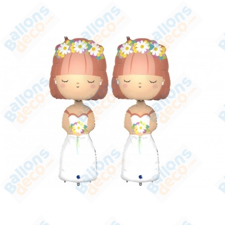 Ballons Couple De Femmes Mariage Lesbien