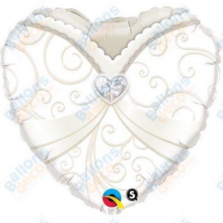 Ballon Coeur Robe Femme