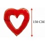 Ballon Coeur Rouge Holographique Géant 150 cm
