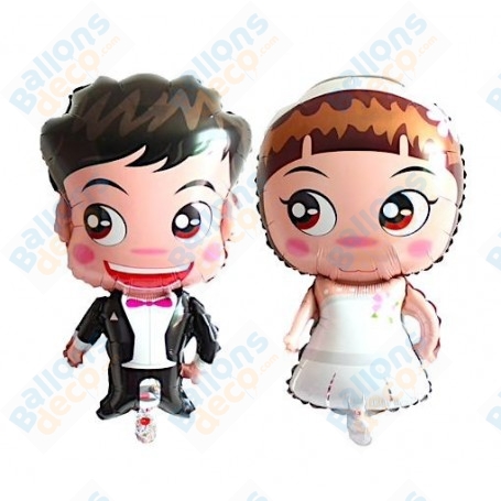 Ballon Couple De Mariés