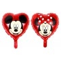 Ballon Mickey et Minnie Coeur Rouge Disney