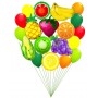 Ballons Fruits Agrumes en Grappe, Décorations ballons pour anniversaire.
