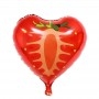 Ballon Fraise Rouge Tranche