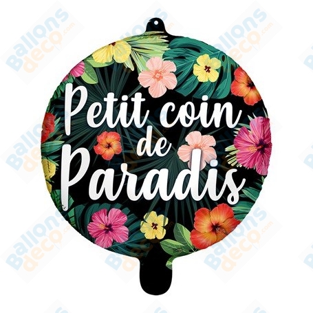 Ballon Petit Coin de Paradis Fleurs