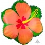 Ballon Fleur Hibiscus Jaune Orange