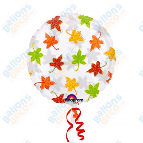 Ballon Feuille d'Automne Transparent