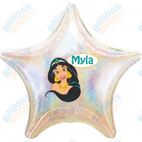 Ballon Jasmine Personnalisable Disney 1 face, Décorations ballons pour anniversaire.