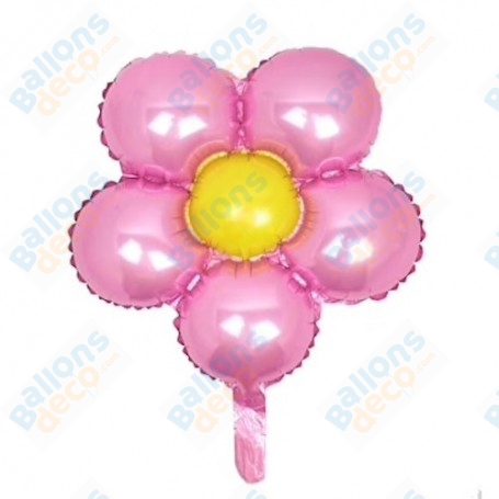 Ballon Fleur Rose