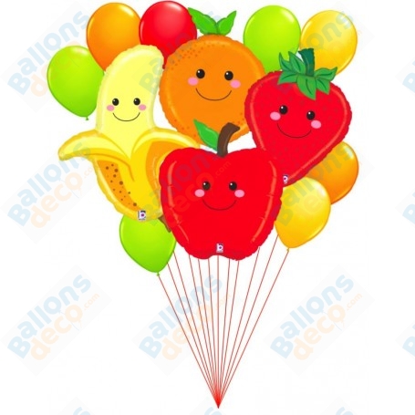 Ballons Fruits De Saison En Grappe