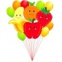 Ballons Fruits De Saison En Grappe