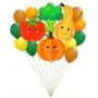 Ballons Légumes De Saison En Grappe, Décorations ballons pour anniversaire.