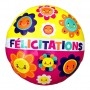 Ballon Félicitations Fleurs
