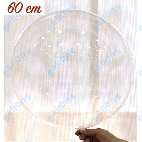 Ballon Bulle transparent de 60 cm