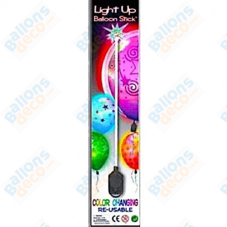Tige lumineuse 12 couleurs pour ballon