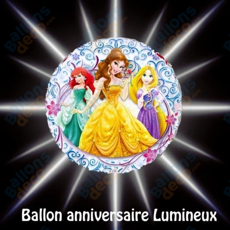 Ballon Princesses Disney Lumineux, Décorations ballons pour anniversaire.