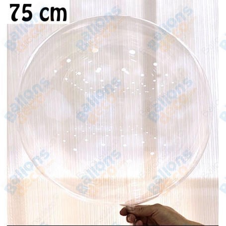 Ballon Transparent Bulle 75 cm