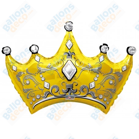 Ballon Couronne Noir et Or