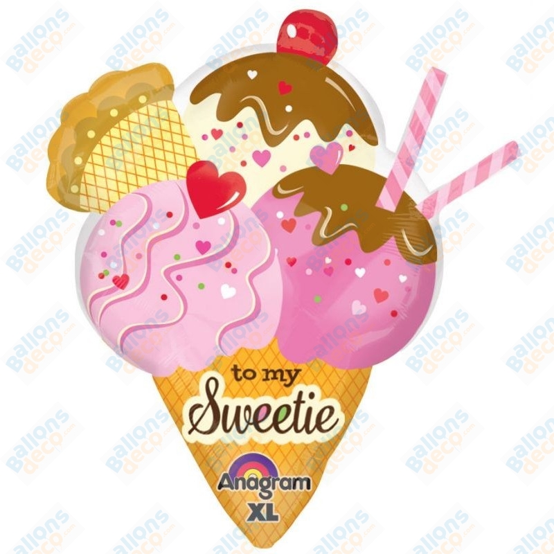 Ballon Forme De Glace Décorations Plage Été