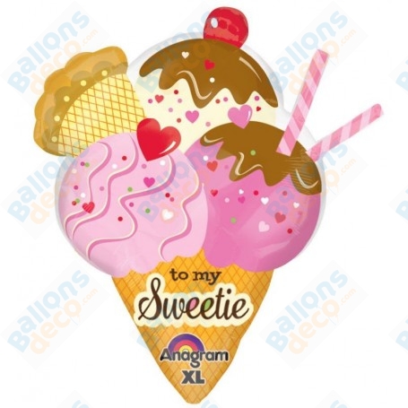 Ballon Cornet De Glace