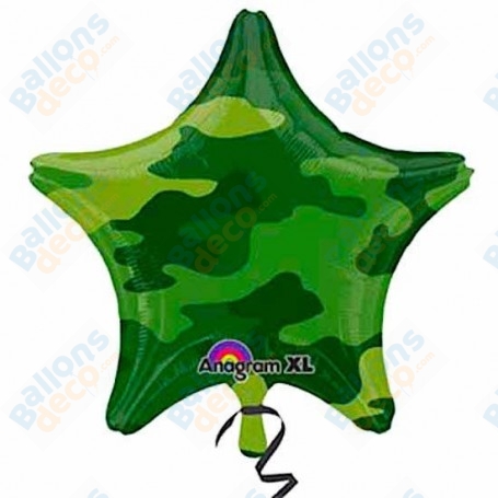 Ballon Etoile Camouflage
