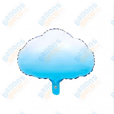 Ballon Nuage Blanc Et Bleu