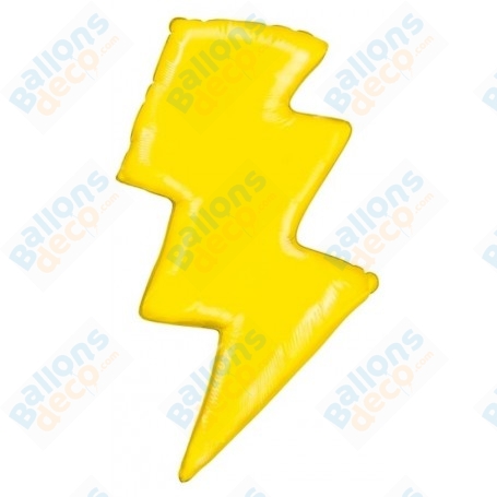 Ballon Éclair Foudre Jaune