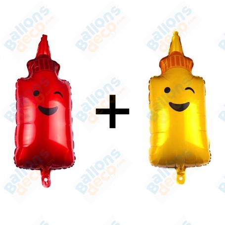 Ballon Ketchup Et Mayonnaise