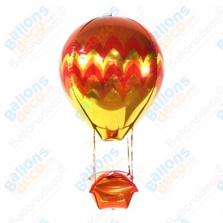 Ballons Montgolfières De Couleurs Or 3D