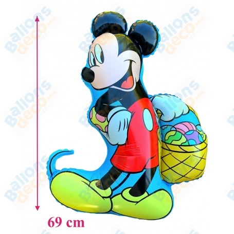 Ballon Mickey Et Son Panier D'oeufs Disney, Décorations ballons pour anniversaire, Pâques.