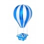 Ballon Montgolfière De Couleurs Bleu 3D New