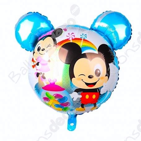 Ballon Tête de Mickey et Minnie Bonbons - Disney 