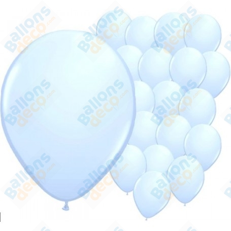 Ballons Ronds de baudruche Standard Blanc de 30 cm. décoration ballons, arche anniversaire Mariage