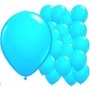 Ballon Rond 30cm Bleu OM