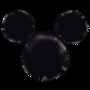 Ballon Mickey Tête Noir Disney