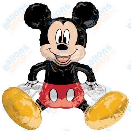 Ballon Mickey Assis Air Disney, Décorations ballons pour anniversaire.