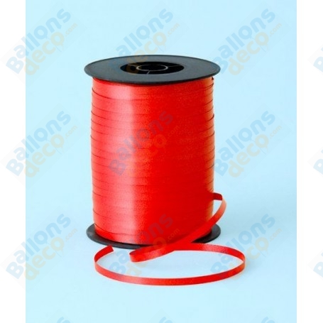 Ruban Rouge Bolduc pour Ballons, Décorations ballons pour anniversaire, Mariage et entreprise.